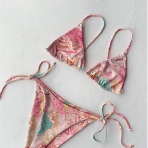 Skatie Pink Floral Bikini